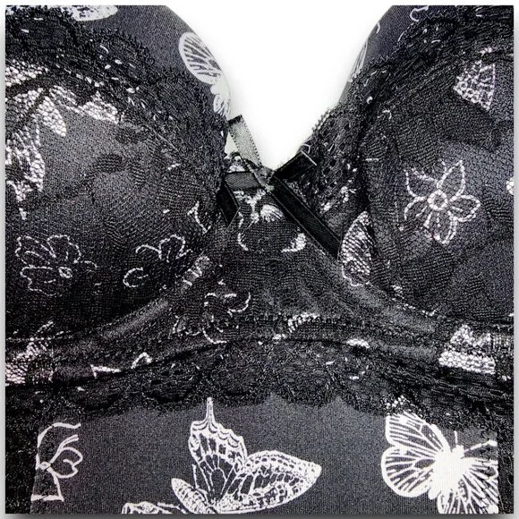 Jessica Simpson intimates Babydoll Lingerie- SMALL- Black & White- Women's - Picture 7 of 14